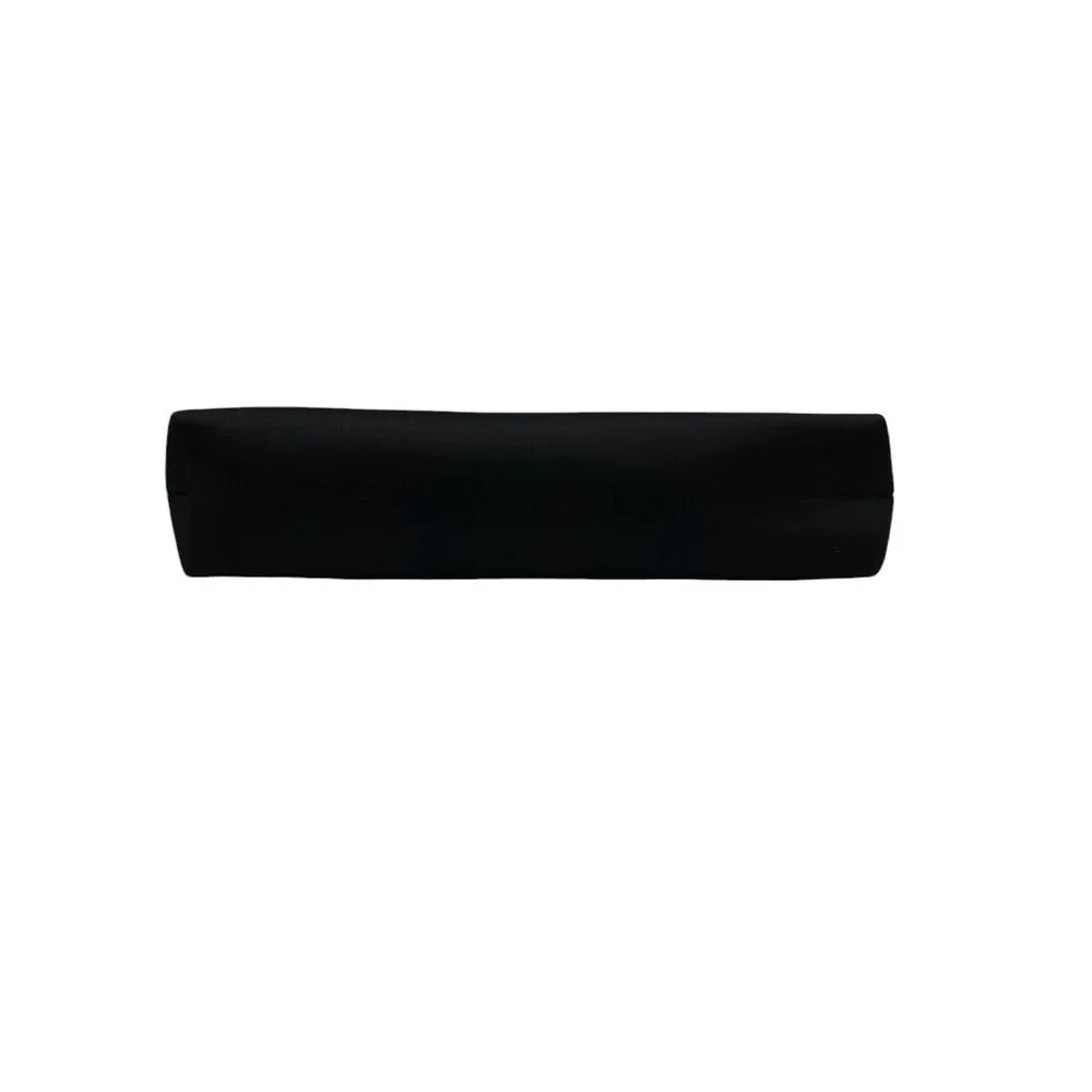 SKIMS Onyx Black Neoprene Medium Travel Cosmetic Pouch With Zipper Closure